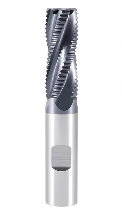 Accusize Industrial Tools Standard Tooth M42 8% Cobalt Tialn Roughing End Mill, 5/8'' by 5/8'' by 1-5/8'' Flt Length, 1102-0058