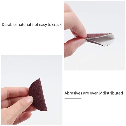 SPEEDWOX 100pc 2 inch Sanding Discs Hook and Loop Sandpaper 120 Grit Sander Disc Sanding for Sanders Drill Grinder Rotary Tools Attachment Woodworking Wood Auto, No Hole
