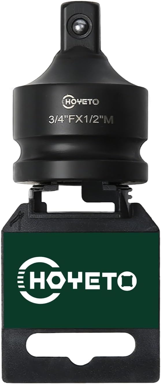 3/4" to 1/2" Industrial Impact Adapter | Chrome Molybdenum Alloy (Cr-Mo) Steel | Professional Rotation Converter for Equipment Maintenance
