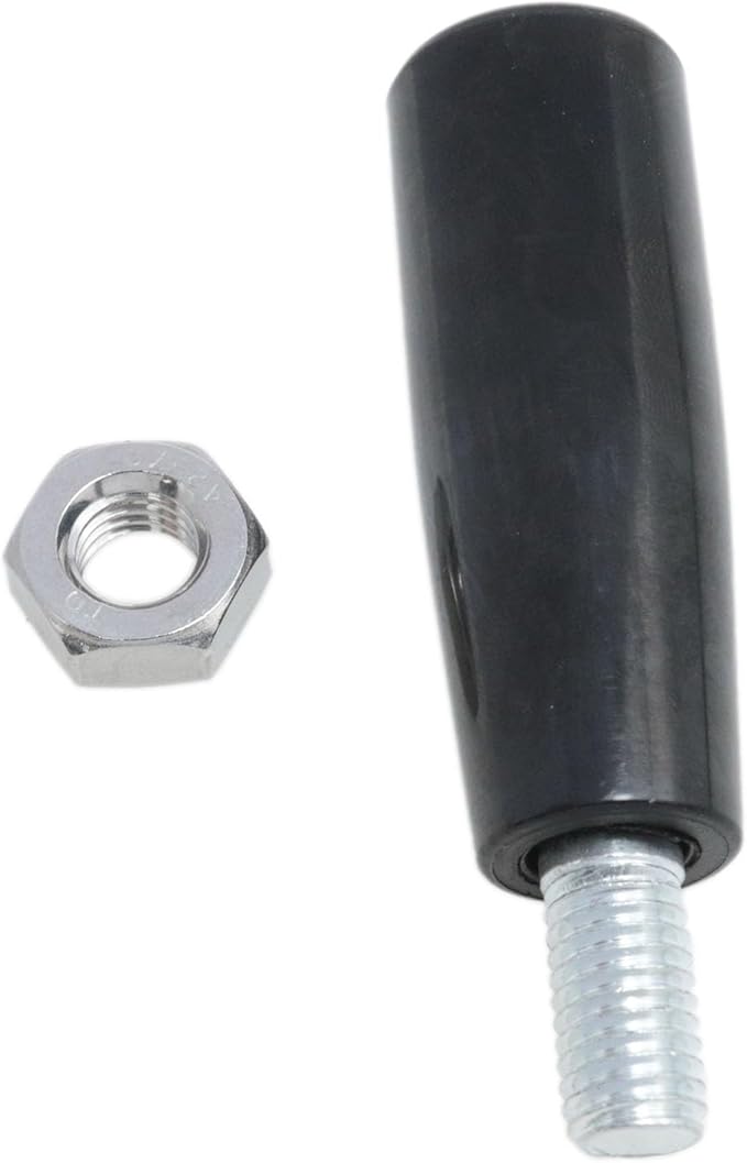 yukata Revolving Handle Lathe Handle Marine Winch Handle Trailer Jack Handle Crank Handwheel M10 Threaded Handle with nut 2pcs