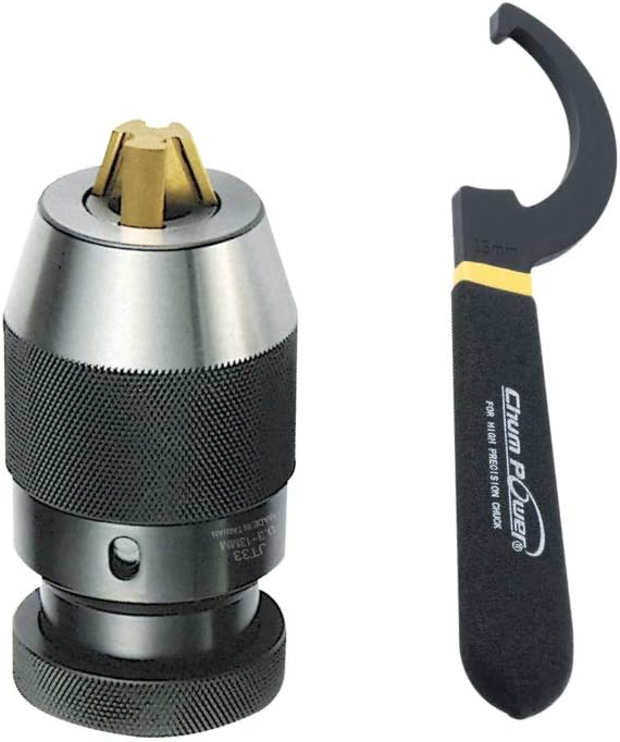 1/64"-1/2" Special Heavy Duty Keyless Drill Chuck, JT33 Mount, Titanium Jaws