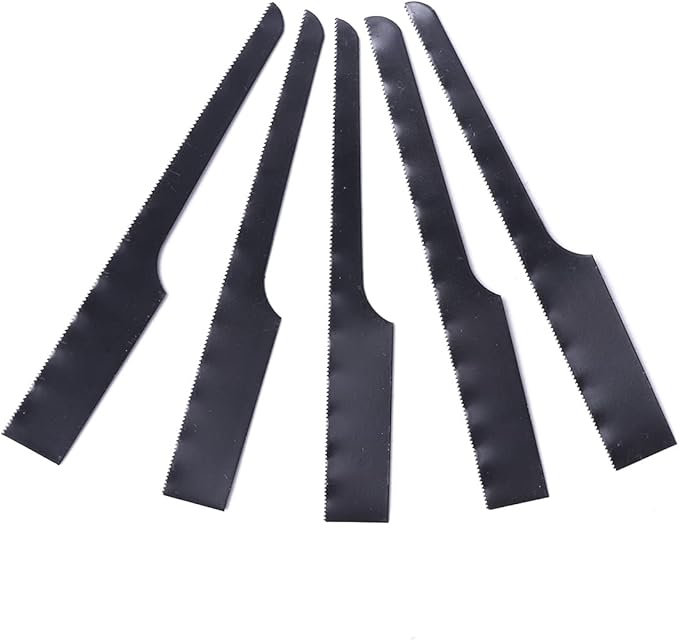 ATOPLEE 5pcs 24T Reciprocating Air Saw Blades, Bi-Metal Hacksaw Blades Power Cutting Tool Air Body Saw Hacksaw Blades Tools