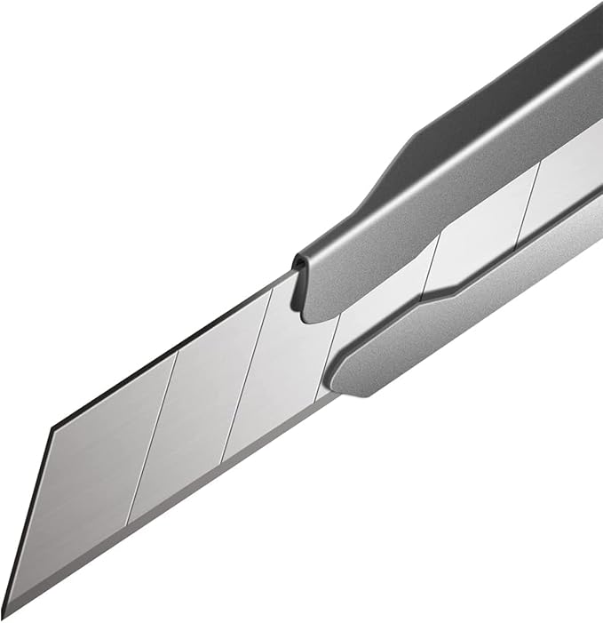 100-Pack 25MM Utility Knife Blades, Slitting Blades, Office Knife SK5 Blades for Retractable Box Cutters and Knives