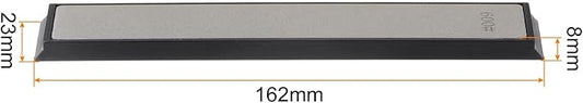 uxcell Diamond Sharpening Stones 600 Grit Whetstone Knife Sharpener Stone with Non-Slip Base