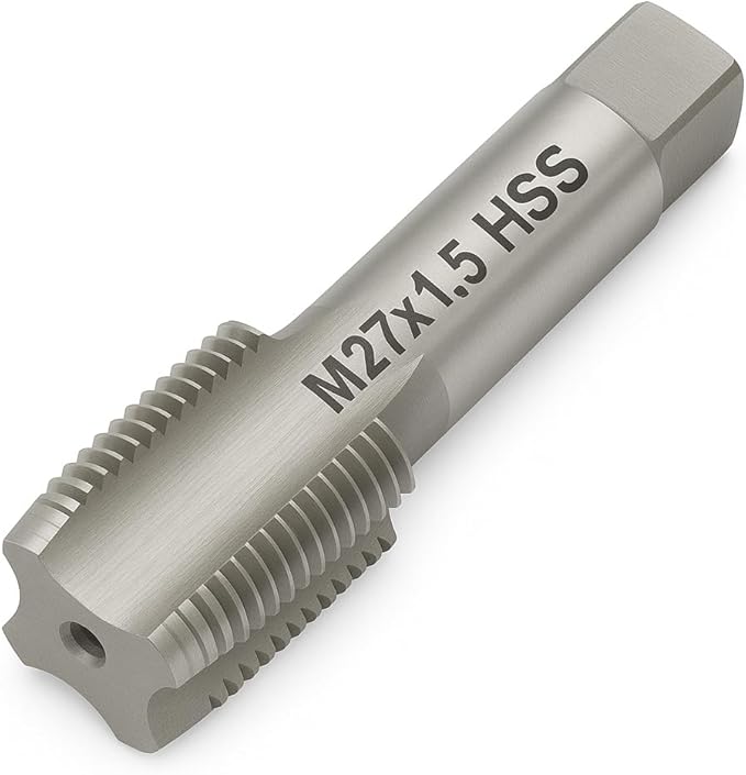 M27x1.5 Metric Thread Tap 6542 High-Speed Steel Tap for Internal Threading and Repair