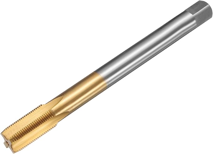 uxcell Metric Thread Tap M13 x 1 H2 130mm Straight Flute Screw Thread Milling Machine Taps Threading Tapping Repair Tool