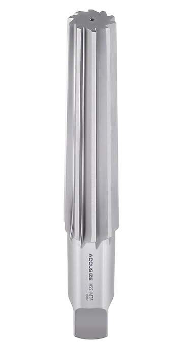 Accusize Industrial Tools H.S.S. Morse Taper Finishing Reamer, MT4, 2802-0004