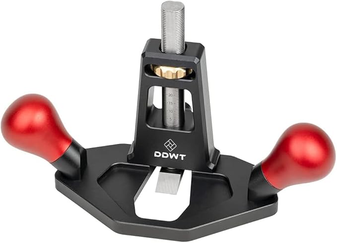 Router Plane Handheld Woodworking Tool Quick Adjust Depth with Depth Stop for Tuning Joinery Cutting Dados Grooves Mortise
