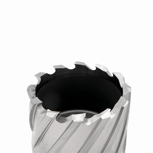 HSS M2AL Annular Cutter 1" DOC with 3/4" Weldon Shank for Magnetic Drill Press by EST (D2 X 1")