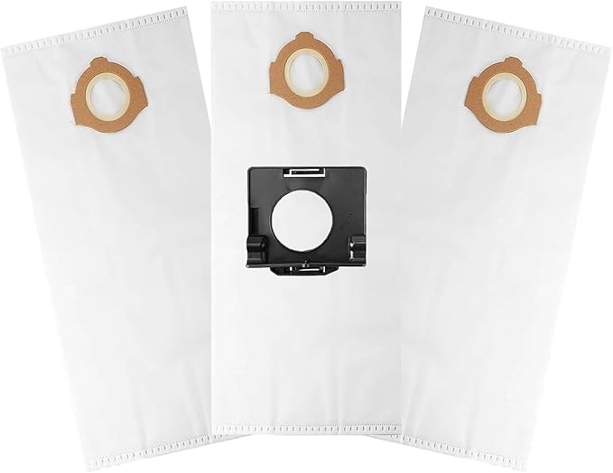 49-90-2016 Fleece Dust Bags for Milwaukee 0960-20, 0960-21 M12 FUEL 1.6 Gallon Wet/Dry Vacuum & 0970-20 M18 FUEL 2.5 Gallon Wet/Dry Vacuum, Fleece Dust Bags for M12 Fuel and M18 Fuel Vacuum