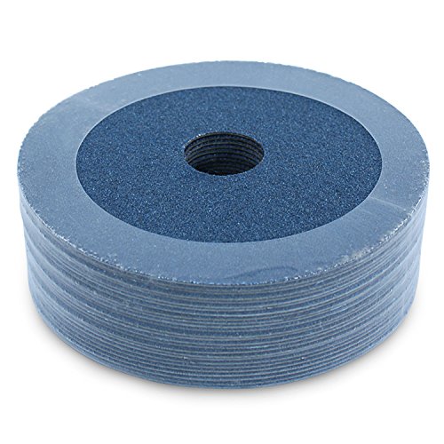 BHA Zirconia Resin Fiber Grinding and Sanding Discs, 5??x 7/8?? 120 Grit - 25 Pack
