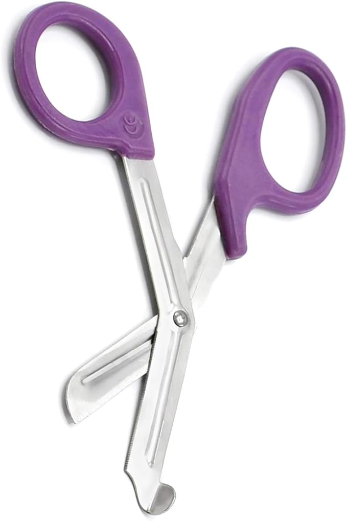 PURPLE EMT UTILITY 7.5" PARAMEDIC BANDAGE SHEARS SCISSORS EMS