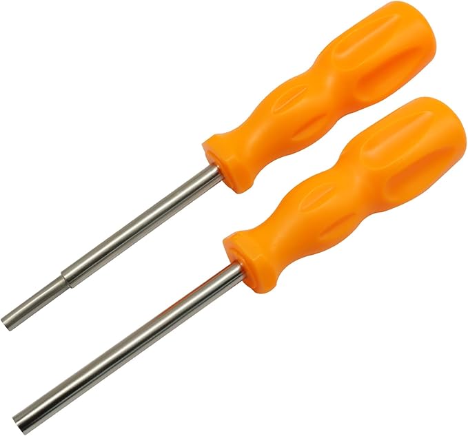 3.8mm and 4.5mm Gamebit Screwdriver Set, Security Screwdriver Bits for Opening Nintendo, Sega Consoles and Game Cartridges (Orange)