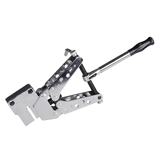 Manual Sheet Metal Hole Punch Kit - Steel & Aluminum Plate Punching Tool for Flat & Angle Steel, Copper & Stainless Steel