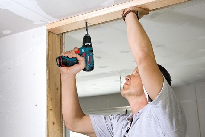 BOSCH PS31-2A 12V Max 3/8 Inch Drill/Driver Kit with (2) 2 Ah Batteries and Charger, Variable Speed
