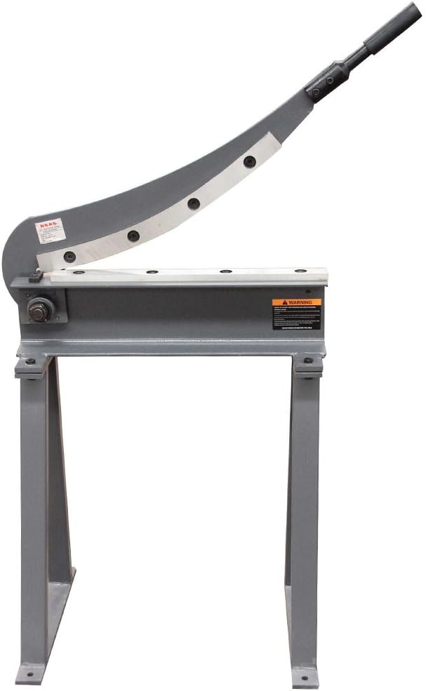 KAKA INDUSTRIAL Sheet Metal Shears,20-Inch 16Gauge (0.06 Inch) Guillotine Metal Shear,Sheet Cutter with Stand for Industrial Fabrication and Construction HS-20