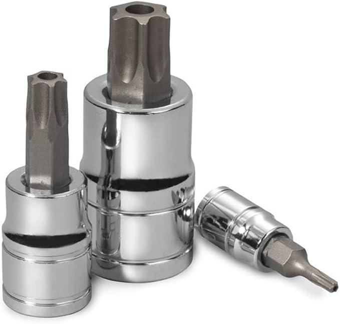 NEIKO 10073A Tamper Proof Torx Bit Socket Set |13-Piece | S2 Steel Bits & Cr-V Steel Sockets | TT8 ??TT60