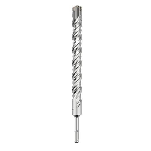 1-1/8 inch x 23.6 inch (28x600mm) SDS Plus Rotary Hammer Drill Bit, Concrete Drill Bit for Concrete, Brick, Cement and Stone, Length (Length : 600mm / 23.6 inch, 1-1/8 inch （ 28mm)