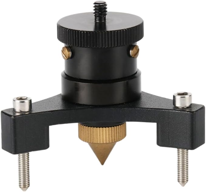 Mini Prism Tribrach for Total Station Surveying with Rotating Design 1/4"-20 Thread and Copper Plummet, Tribrach for Total Station Surveying
