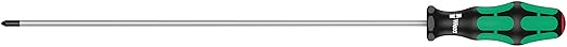 Wera 05008715001 Kraftform Plus 350 PH Phillips Screwdriver, Without Lasertip, PH 1 Head, 12" Blade Length
