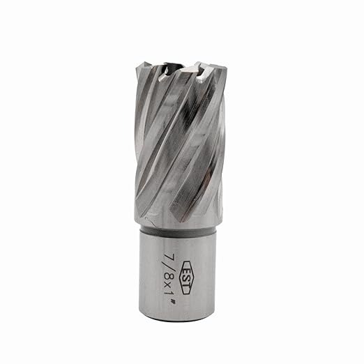 EST HSS M2AL Annular Cutter 1" DOC with 3/4" Weldon Shank for Magnetic Drill Press (D7/8" X 1")