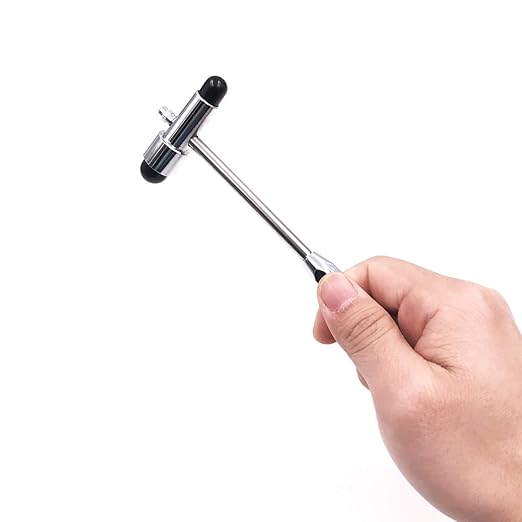 Buck Neurological Hammer, Tromner Reflex Hammer with Needle and Brush, for Neurologic Reflex Diagnosis and Testing