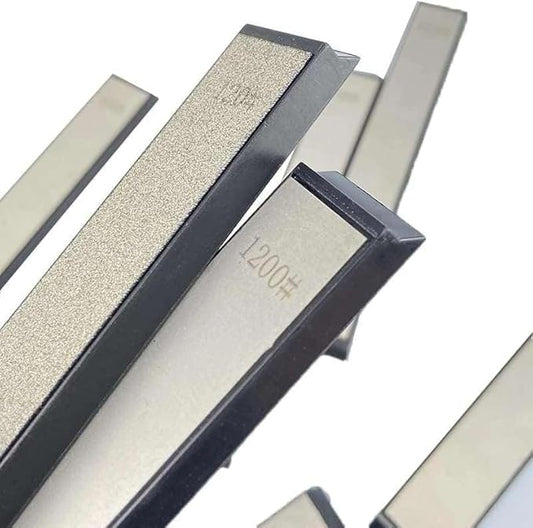 10 diamond sharpening stones suitable for fixed angle sharpening tools, professional sharpening stone set with base: 120/240/400/600/800/1000/1200/1500//2000/3000 grit