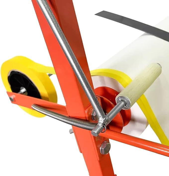 LAUCO Portable Slimline Mobile Masking Paper Machine Dispenser, Masking Machine Mobile Tree Style Mobile Masking Paper Station & Tape Dispenser Station, Stand Holds Multiple Rolls- (1680)