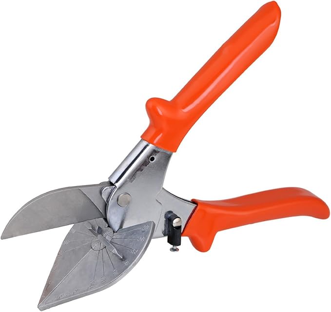 Riloer Multi Angle Miter Shear Cutter, Multifunction Trim Shears, 45-135 Degree Miter Cutter Hand Shear