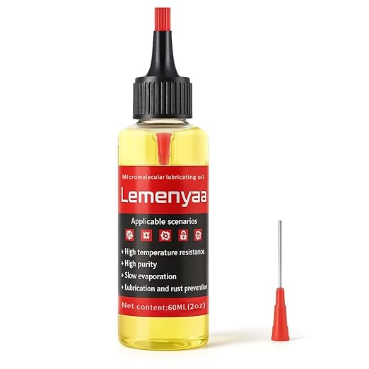 Door Hinge Lubricant ??2 OZ Silicone Oil with Built-in Nozzle Storage ??Non-Spray, No-Drip Formula for Squeaky Hinges, Locks, Garage Doors, Sliding Tracks & More ??Odorless & Rust-Resistant