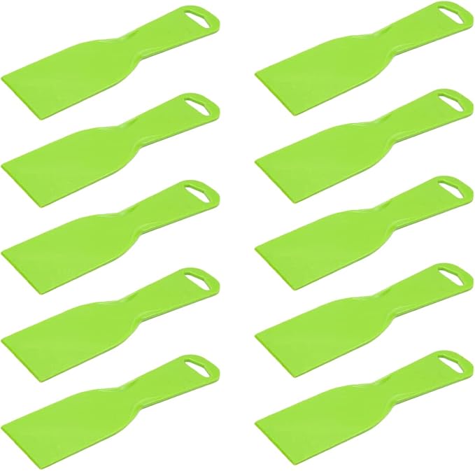10Pcs Putty Scraper 2" Plastic Flexible Putty Knives,Disposable Spreader Flexible Plastic Paint Scraper Tool for Spackling, Taping Drywall Wall Painting (2" - 10Pack)