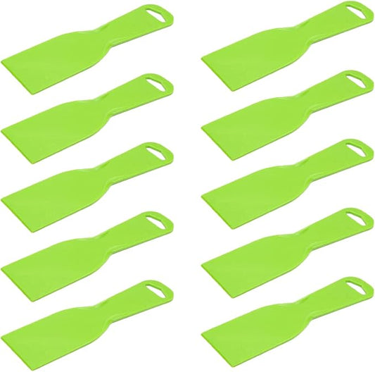 10Pcs Putty Scraper 2" Plastic Flexible Putty Knives,Disposable Spreader Flexible Plastic Paint Scraper Tool for Spackling, Taping Drywall Wall Painting (2" - 10Pack)
