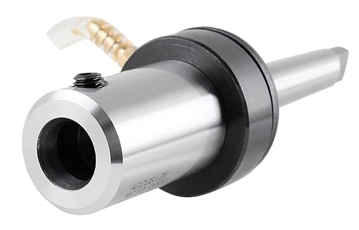 Accusize Industrial Tools Mt2 to 3/4 inch Weldon Shank with Coolant System for Drill-Use Annular Cutter on Drill Press, Mc10-0002