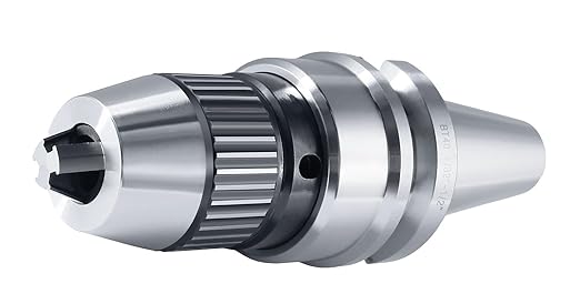 Accusize Industrial Tools 0-1/2'' Bt40 CNC Integral Keyless Drill Chuck, Accuracy 0.002'', 0222-0990