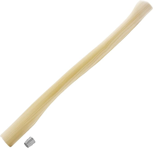 Premium Toon Wood Hammer Handle Replacement 70cm Long Wood Tool Handle,Ball Peen Hammer Handles with a Steel Wedges Suitable for Small Hammers or Axes with 53×22mm Tenons
