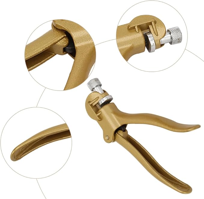 Joyzan Saw Set Plier, Zinc Copper Alloy Handsaw Tool Woodworking Hand Setter Sawblade Bandsaw Sawset Saw Tooth Sawtooth Woodwork Blades Puller Sharpener for Woodworker Carpentry Diy Accessories