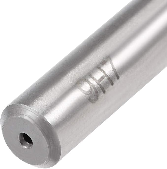 uxcell Chucking Reamer 9mm, H7 HSS Lathe Machine Reamer 6 Straight Flutes, Round Shank Milling Cutting Tool, Metric Reaming Drill Bit for Stainless Steel Metal Hole