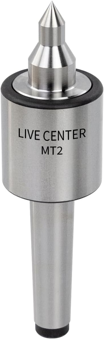 MT2 Live Tailstock Center for Lathe, Medium Duty Long Nose 60째 Triple Bearing High Accuracy 0.0002" Load Capacity 220 LB(Long)