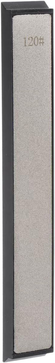 uxcell Diamond Sharpening Stones 120 Grit Whetstone Knife Sharpener Stone with Non-Slip Base