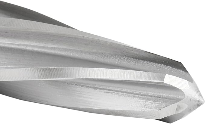 Accusize Industrial Tools H.S.S. Aligning Reamer - 1-1/16'' Diameter, 5'' Flute, 7'' OAL, Hex Shank, Spiral Flute, 0523-6055