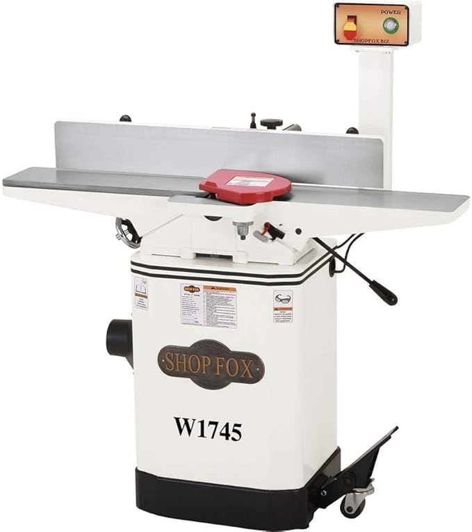 Shop Fox W1745 6-Inch Jointer With Built-In Mobile Base