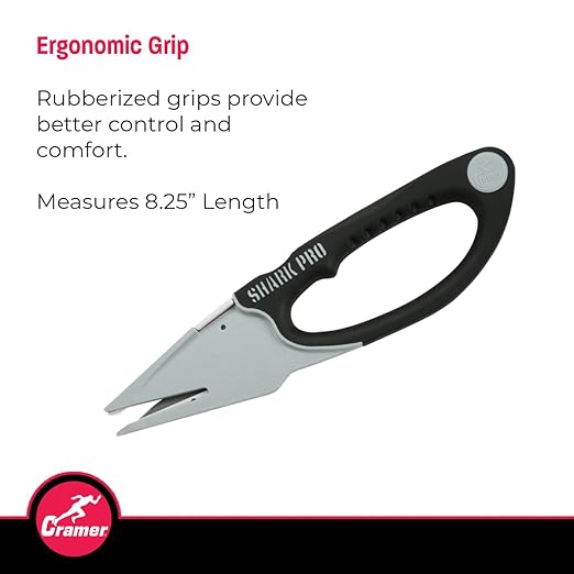 Cramer Athletic Training Supplies, Shark Tape Cutter & Remover Liquid for Adhesive Removal, Safe Edge Scissors, Bandage Shears & Solution to Safely Remove Athletic Tape, Professional Tape Cutter