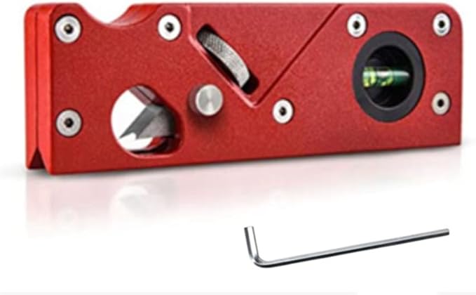 szhdxsy, Wood Planar carpenter's edge trimming tool, suitable for manual chamfering and planing of wood quick trimming,for Quick Edge Trimming and Chamfering,red