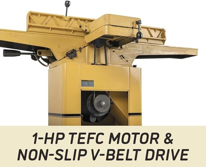 Powermatic 6-Inch Jointer, Helical Cutterhead, 1 HP, 115/230V 1Ph (Model 54HH)