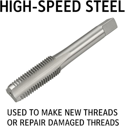 M20x2.5 Metric Tap and Die Set Right Hand HSS Tap & GCr15 Hex Die for Metal Thread Repair