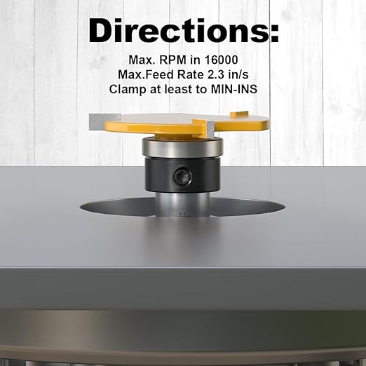 Fivepears Top Bearing Slot Cutter Router Bit 1/2 inch Shank 1-3/4 inch Cutting Diameter and 5/32 inch Cutting Length Shank Slot and Undercut Bit for Woodworking Chisel Cutter Tool Slot