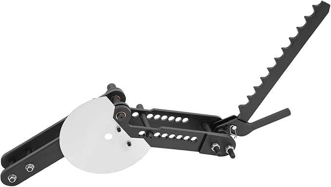 Tube and Pipe Bender Head 0-120째 Manual Pipe Bender with Multiple Adjustment Holes and Long Handle Tube Bender Replacement for Construction Machinery Decoration