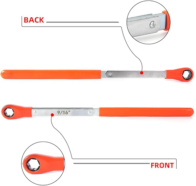 BARTOO Slack Adjuster Wrench 9/16" Automatic Slack Adjusting Wrench