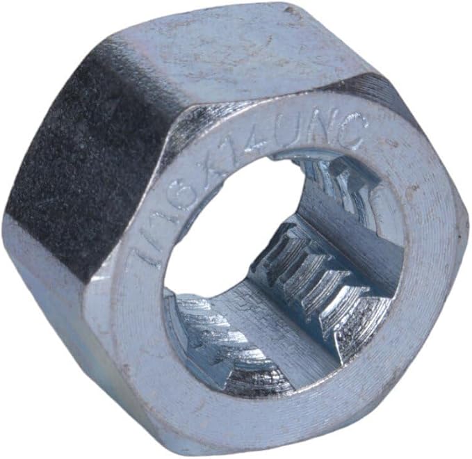 Century Drill & Tool, 92908, 7/16-14 NC, National Coarse Fractional Right Hand Rethreading Die, High Carbon Steel, Fix Damaged Bolts or Studs