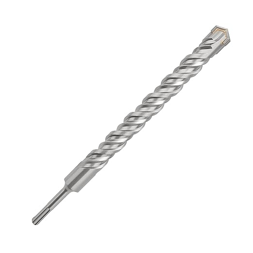 5 Pack 5/8 in x 6.3 in (16 x 160mm) SDS Plus Rotary Hammer Drill Bit, Concrete Drill Bit,Masonry Drill Bit for Concrete, Brick and Cement,160mm Length (5/8 inch (16mm)